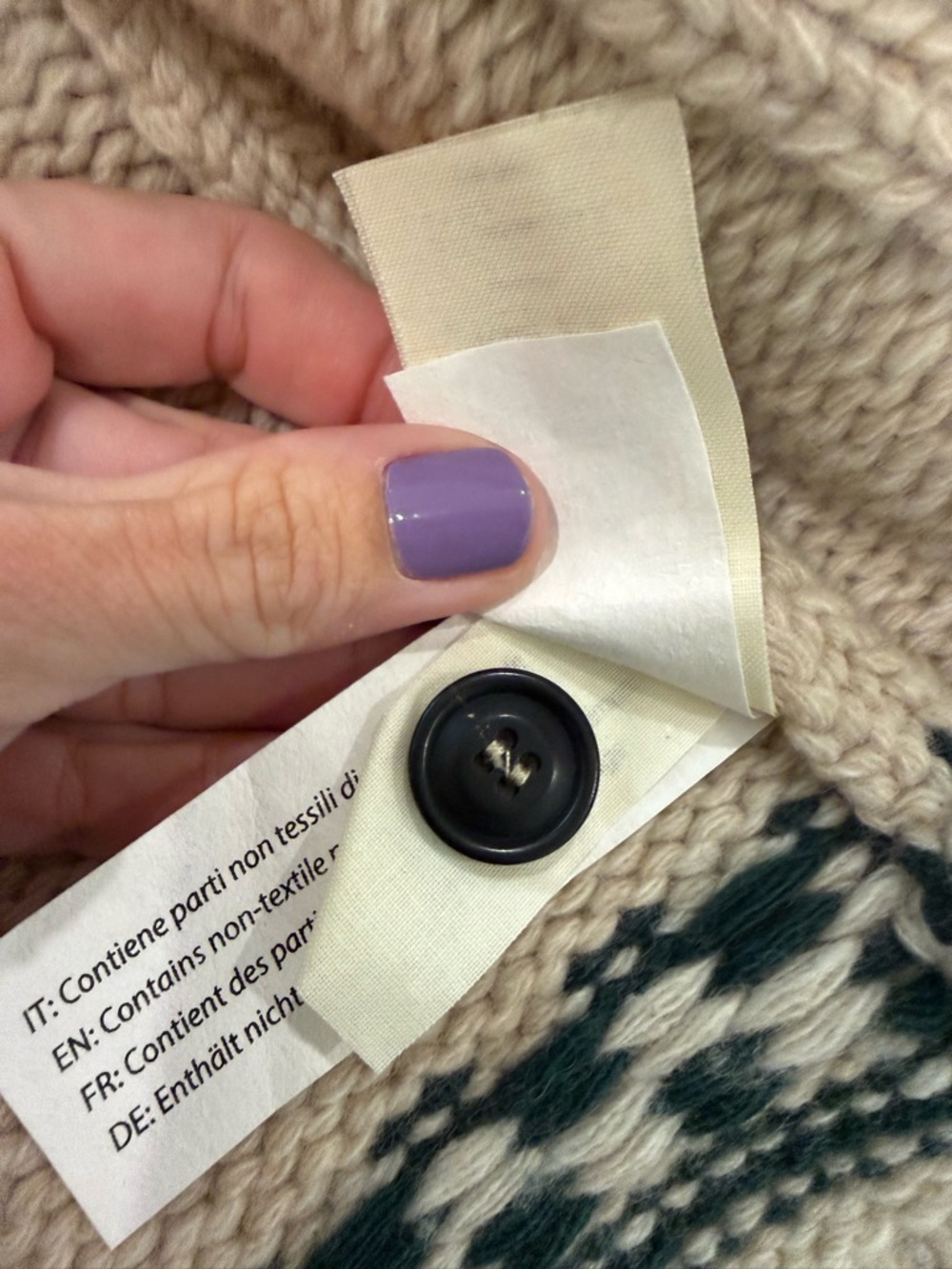 Filson equestrian horse cardigan 100% virgin wool made in Italy RARE women’s M - Picture 7 of 9